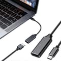 Pikkukuva 4 / 5: 【BQ】USB-C–HDMI-sovitin 4K Type-C–HDMI-sovittimet muuntimet S8 S10 Android-puhelin USB3.1 sama näyttölinja Silver