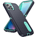 Pikkukuva 1 / 5: Iphone 11 Pro Max-fodral, Iphone 11 Pro Max-fodral med stativ, [militärklass Stötsäker][tre-lagers kraftigt fallsäkert] telefonfodral, dammsäker P