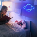 Miniatyrbillede 3 af 5: Planet Neon Skilte Led Natlys Neonlys Usb