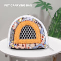 Miniatyrbilde 3 av 5: Bärbar Smådjur Igelkottsväska Utomhusresor Marsvin Råtta Chinchillas Bärpåse multicolor