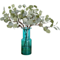 Miniatyrbillede 2 af 5: Kunstig Eucalyptus Garland Lange Sølv Dollar Blade Løvplanter