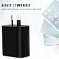 Miniatyrbillede 4 af 4: Usb-c strømadapter Ladestik 18w hurtig opladning Indbygget multibeskyttelsesoplader 2