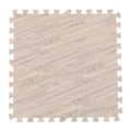 Pikkukuva 1 / 5: Eva Foam Golv Kakel Trä Grain Pussel Golv Matta Baby toddler 60 x1.0cm Gray wood