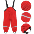 Pikkukuva 1 / 4: Unisex lasten Rain Dungarees -tuulen- ja vedenpitävät mutahousut