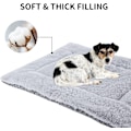 Miniatyrbilde 4 av 5: Hundematratze, Haustiermatratze, Hundedecke XZ014 (L(90 X 70CM), Short Plush Grey)