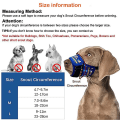 Miniatyrbilde 5 av 5: S-l Anti-bitt kjæledyr Hunde Munnkurv Justerbart Hunde Munndeksel For Middels Store Hunder Lang Munn Munnkurv Labrador Corgi Husky Hound Blue S