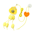 Miniatyrbild 1 av 5: Kattleksakssugkopp med hög elasticitet Rephängande Catnip Interactive Kitten Hängande Automatisk rolig leksak för inomhusstad Yellow