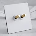 Pikkukuva 1 / 4: Retro Rocker Switch 1-4 Gang 2 Way Toggle kytkin seinävalaisin kytkin EU Plug Inte