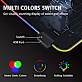 Miniatyrbild 5 av 5: Extended Rgb Gaming Mouse Pad Extra Large Matt 800x300x4mm