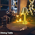 Miniatyrbilde 3 av 4: Touch Sensor Bar Opplastingsbare bordlamper (gyllen) Bronze B