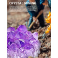 Pikkukuva 2 / 5: Crystal Mining Kit, Simulated Gemstone Dig Kit ja kaivutiili, Sisältää satunnaisia ​​kristallikivien kaivostyökaluja Uutta