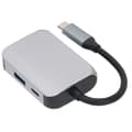 Miniatyrbilde 8 av 8: 3 i 1 Type‑C Dokkingstasjon Type‑C til HD Multimedia Interface/USB 3.0/PD Adapter