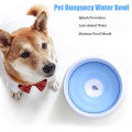 Miniatyrbillede 2 af 5: Kæledyr Kat Hund Vandskål Flydende skål Langsomt vand feeder drikkedispenser Anti-overflow kæledyr springvand 1200 ml stænkfri vandskål Blue