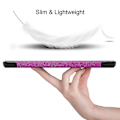 Miniatyrbild 2 av 4: Pu Case Med Lila Tri-fold D För Le Tab M8 Tb-8505x