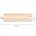 Pikkukuva 1 / 4: Hhcx-tbkjoys puiset junaradat rautatietarvikkeet Kaikenlaiset puuraidan eri komponentit opetuslelut 14CM STRAIGHT TRACk