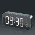 Miniatyrbillede 3 af 3: Multifunktionelt LED digitalt vækkeur, Bluetooth-højttaler, lysende elektronisk musikboks ved sengen black