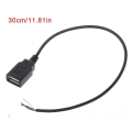 Pikkukuva 1 / 4: USB 2.0 Type A naarasliitin, 4-johtiminen power Pigtail-kaapelin liitin itse
