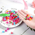 Miniatyrbilde 4 av 5: 100 stk Mini Hårklemme Rainbow Beads Clip for barn, jenter, kvinner