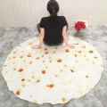 Pikkukuva 1 / 5: Maissi Tortilla Filt Pita Lavash Soft Throw Filt Till Säng Fleece Soffa Pläd Plysch Överkast Manta Burrito Koce Burritos-3-3 diameter-100CM