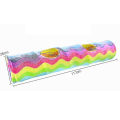 Miniatyrbild 2 av 5: Hhcx-2 Holes Foldable Pet Cat Tunnel Toys Kitten Rabbit Indoor Outdoor Hanging Ball Training Toys Play