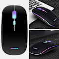 Pikkukuva 4 / 5: Langaton kannettava mobiilihiiri Optiset hiiret Rgb-LED-valolla