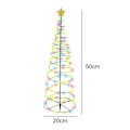 Pikkukuva 3 / 4: Joulukuusi Solar Light Xmas Party nurmikon lampun koristelu värikäs Colorful