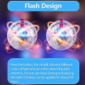 Miniatyrbilde 4 av 5: Shxx 4 stykker Spøkjakt Cat Ball Motion Light Up Cat Balls Led Motion Activated Cat Ball Motion Light Up Cat Hund Interactive Toys Pet Glowing Mini