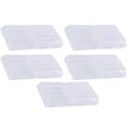 Multifunktionell transparent plastbatteriförvaringslåda - 10 st