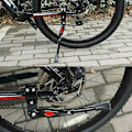 Miniatyrbillede 4 af 5: Cykelstativ, justerbart cykelstativ i aluminiumslegering med skridsikker gummifod
