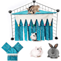 Miniatyrbillede 1 af 5: Kæledyr hængekøje lille dyr hængende seng gemmested redetelt til hamster marsvin Chinchilla Blue