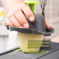 Miniatyrbild 4 av 4: Grönsakshackare Lökhackare Osthackare Grönsakshackare Multifunktionell köksassistent Hackare Slicer Skalare Skärning White