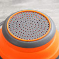 Miniatyrbild 4 av 5: 2 Foldable And Non-toxic Kitchen Colanders, Easy To Clean, 2 Sizes With Orange