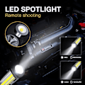 Miniatyrbild 3 av 5: Uppladdningsbar LED-arbetslampa COB Torch Inspection Lamp för Auto Garage Workshop