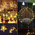 Miniatyrbild 5 av 5: Utomhus String Lights 9.8ft 20 Led Star Dekorativ Jul Batteridriven Star 9.8ft 20 LED