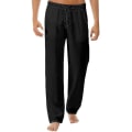 Pikkukuva 1 / 3: Miesten baggy laukkuhousut, joustava vyötärö Casual rantajoogahousut Black 3XL