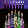 Miniatyrbild 2 av 5: Flaska Fairy String Lights Batteri Kork Form Jul Bröllopsfest 20 Led 2m Lila Purple