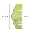 Pikkukuva 1 / 5: Natural Gua Sha Kit kasvoille Guasha sieni jade kivi hieronta kampatyökalut vartaloakupunktio stick Kauneus terveys guassi kaavin Package 13