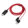 Pikkukuva 2 / 5: Ammattimainen Mhl 1080p Micro USB HDMI-kaapeli 11-nastaisella Samsung Galaxy S1-4 Note1-4 S4 I9500 S3 I9300
