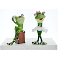 Miniatyrbillede 2 af 3: Frøstatue, Harpiks Plæne Have Dyrestatue, Havehave Vindueskarm Fe Have Skulptur Style 2