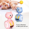 Pikkukuva 4 / 5: Katt Teaser Leksak Kreativ Reptålig tecknad muodossa Husdjur Kattunge Katt Fjäder Tumlare Leksak Husdjurstillbehör Stad Blue
