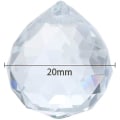 Miniatyrbilde 3 av 3: 20 mm klar krystallkuleprisme - 20 stk hengende anheng solfanger for tak