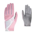 Miniatyrbild 1 av 5: Pu Läder Kvinna Golfhandskar Andningsbara justerbara halkfria handskar för män Kvinna Sporttillbehör Pink Size 17