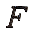 Pikkukuva 1 / 2: Creative Alloy Takorauta Numero Kirjain Creative Diy House Letter Multicolor