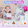 Pikkukuva 4 / 5: Uudet Kids Bluetooth -kuulokkeet taitettavat LED-valolla grön