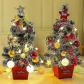 Miniatyrbild 3 av 5: Barsinfi Mini julgran, 50cm julgran med ljus