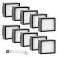 Miniatyrbillede 1 af 5: 10-pak Hepa-filterudskiftning til Ie Series E5 E6 E7 I3 I3+ I4 I6 I6+ I7 I7+ I8 I8+/plus Robot V