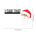 Miniatyrbillede 3 af 5: Xmas Dør Hjørne Ornament Santa Snemand Jul Hat Design til stuen læsesal H