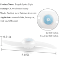 Miniatyrbillede 2 af 4: 4 X Led cykelhjul lys med 3 blinkende tilstande Led cykelhjul lys-blå