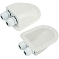 Takgenomföring - ABS - 2-pack - UV-resistent - Vattentät - För husbilar och solpaneler