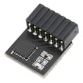 TPM 2.0 Krypterings Säkerhetsmodul 14-stifts Stark Kryptering TPM-Processor Svart TPM-Modul Systemkomponenter för Asus
